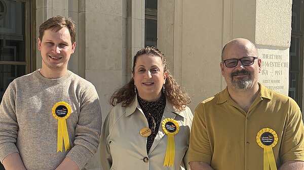 Joe Higgs, Ipek Ozerim and Dino Schreuder at Fellowship Square