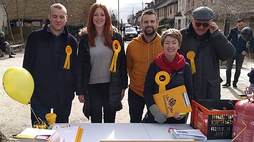 Lib Dem Street Stall